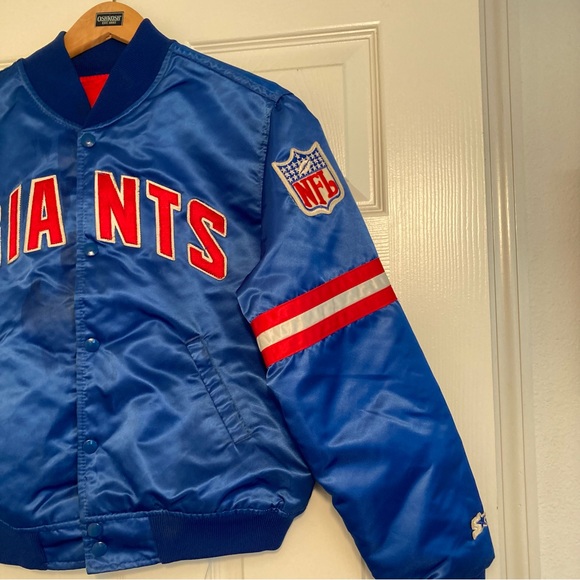 Vintage Starter Giants bomber jacket nfl Kid - Picture 2 of 5